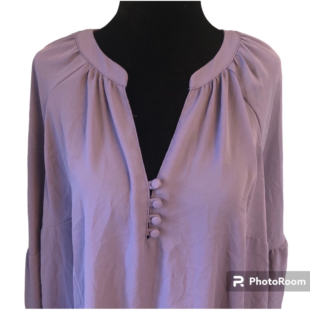 Torrid Georgette Puff Sleeve Peasant Blouse size 1X - Picture 7 of 9